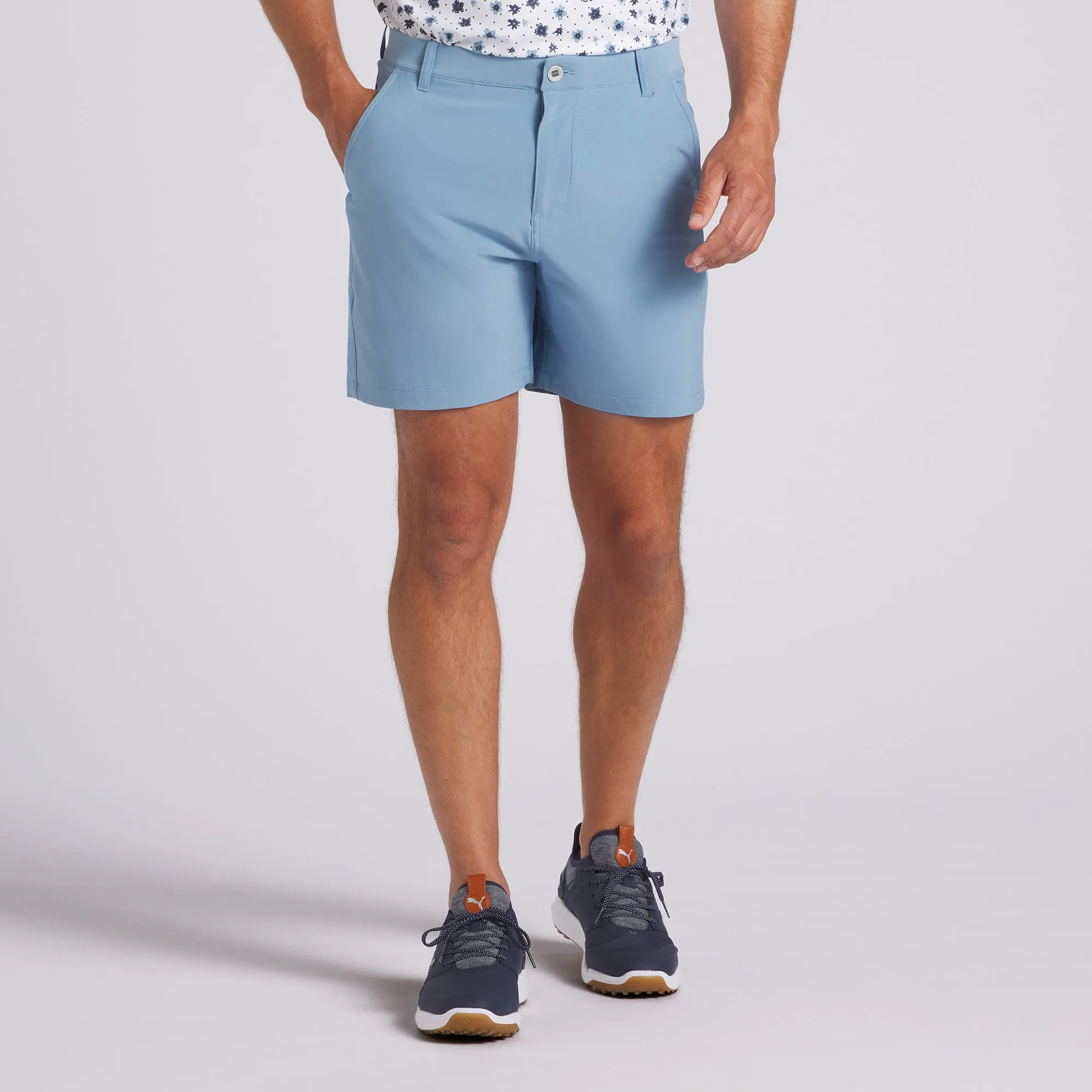 101 Solid 9" Golf Shorts | Zen Blue