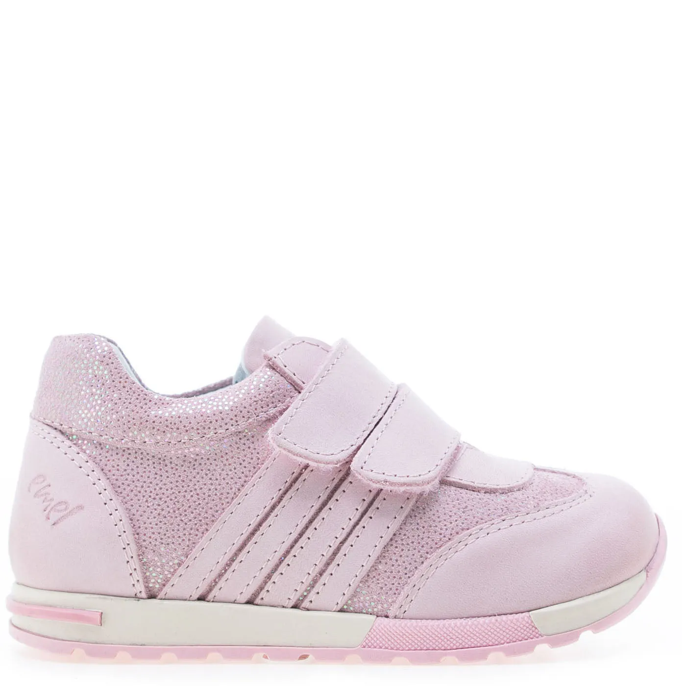 (2333-19) Emel light pink Velcro Trainers