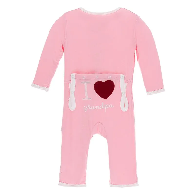 Applique Coverall - Lotus I Love Grandpa