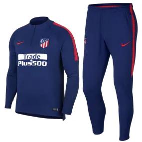 Atletico Madrid Blue Technical Training Soccer Tracksuit 2018/19 - Nike