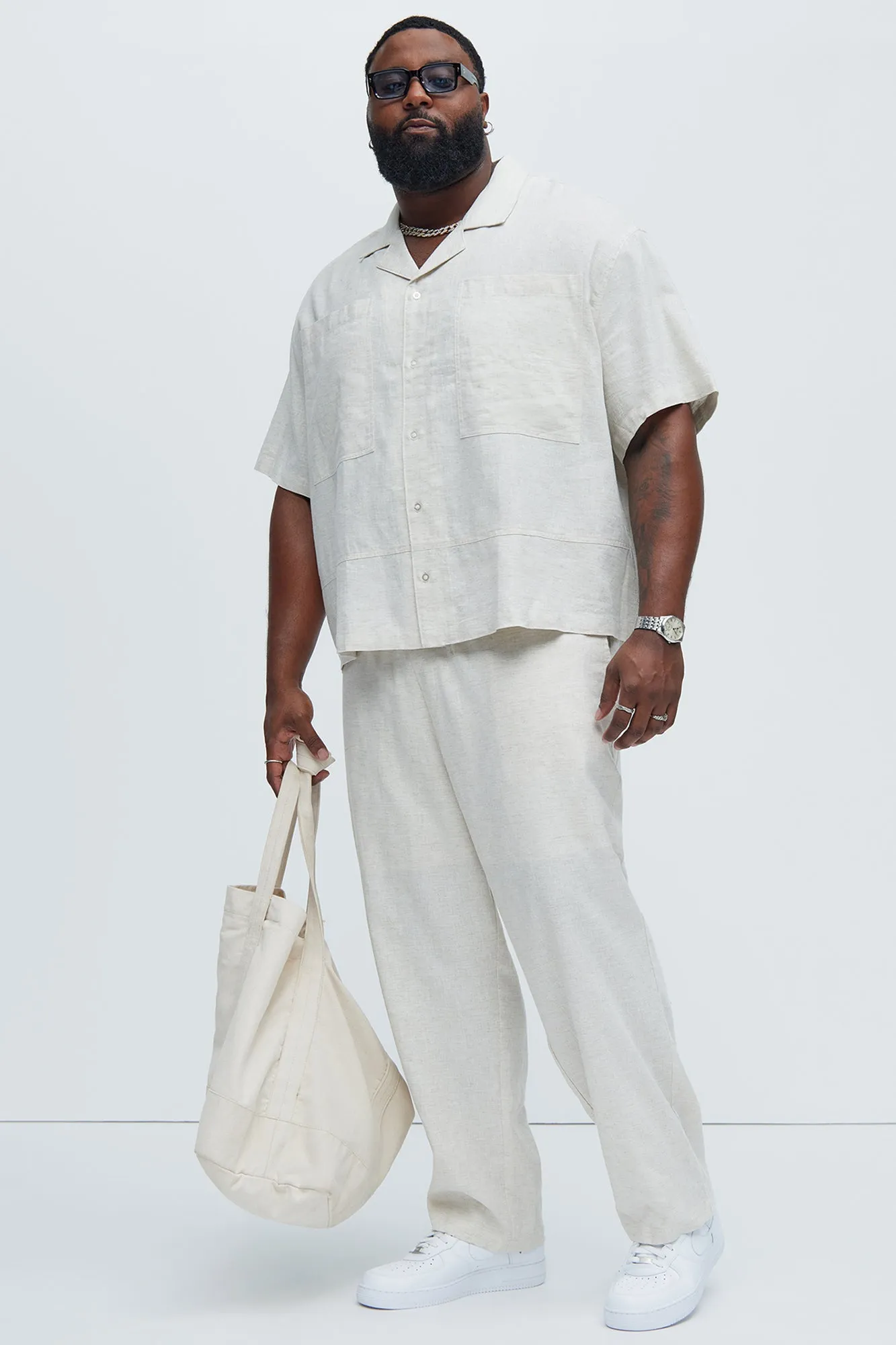 Bahamas Linen Pants - Oatmeal