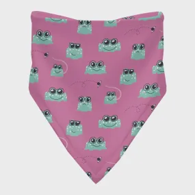 Bandana Bib-Tulip Bespeckled Frogs