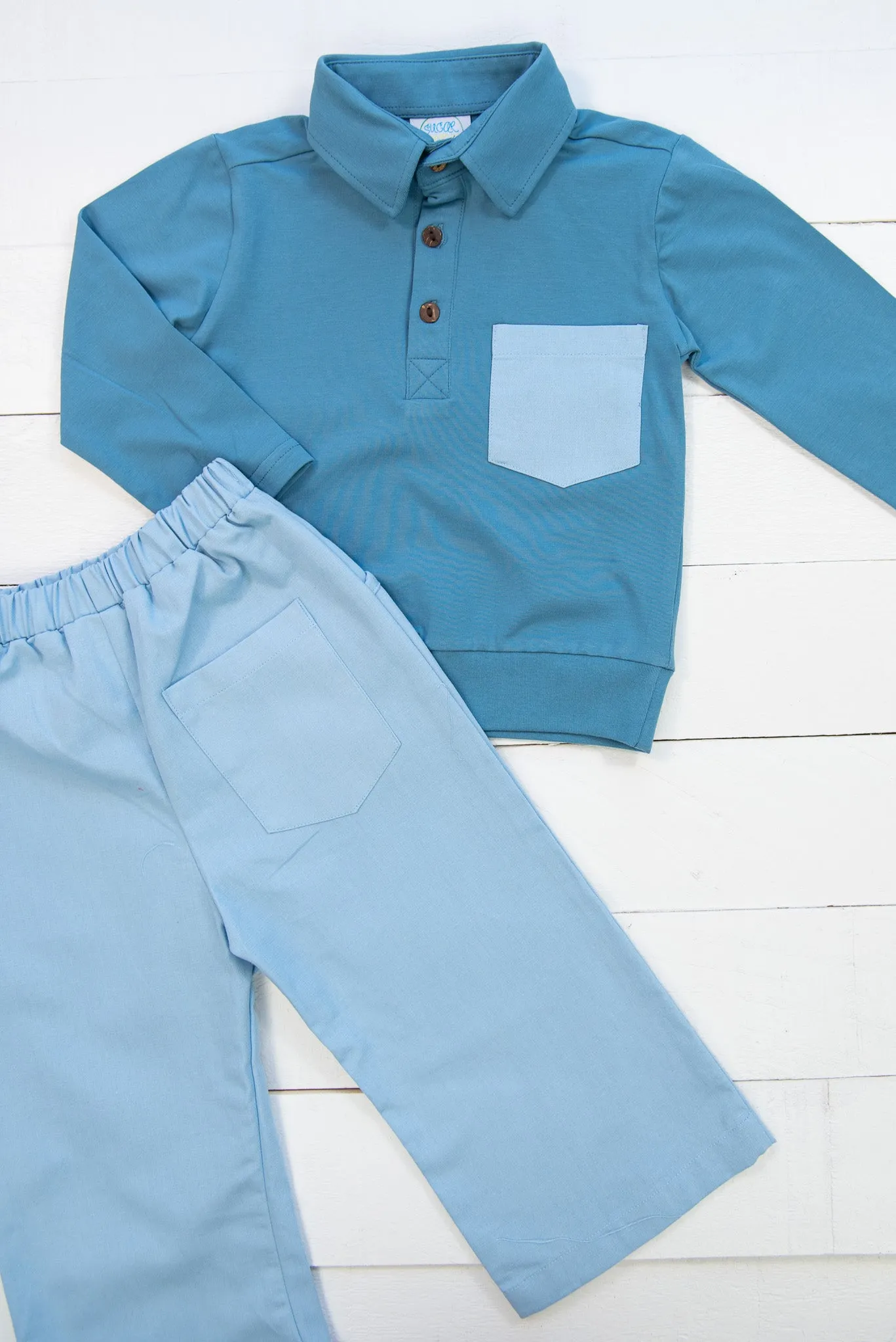 Boys Carolina Pants Set