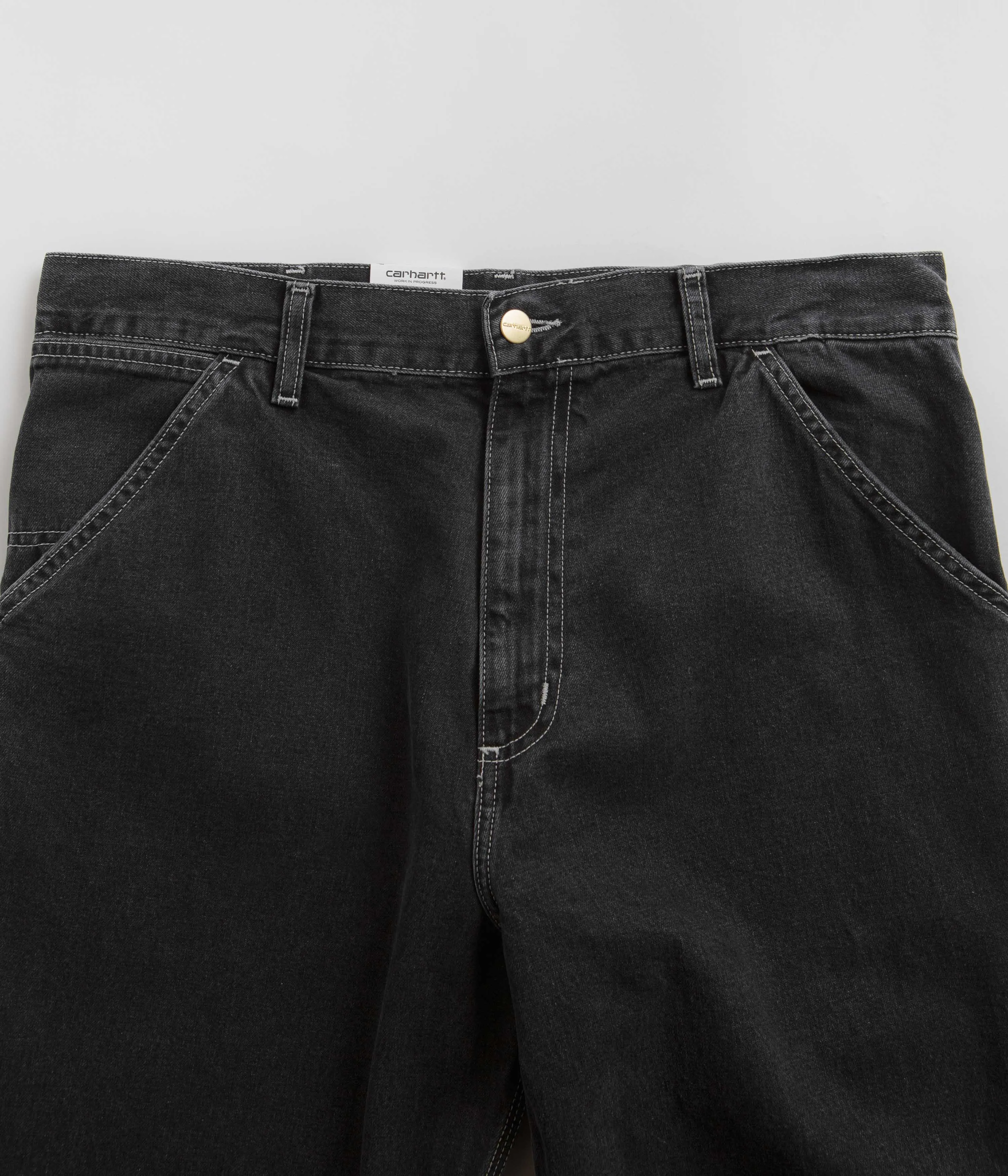 Carhartt Simple Pants - Heavy Stone Washed Black