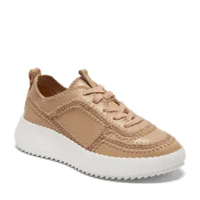 Carrie Leather Lace Up Sneaker in natural by Silent D