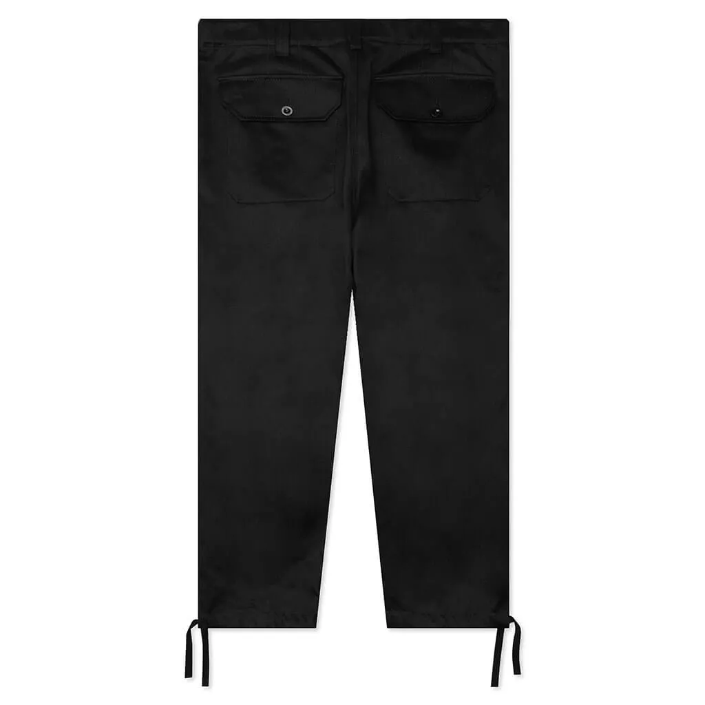 Cotton Chino Pants - Black