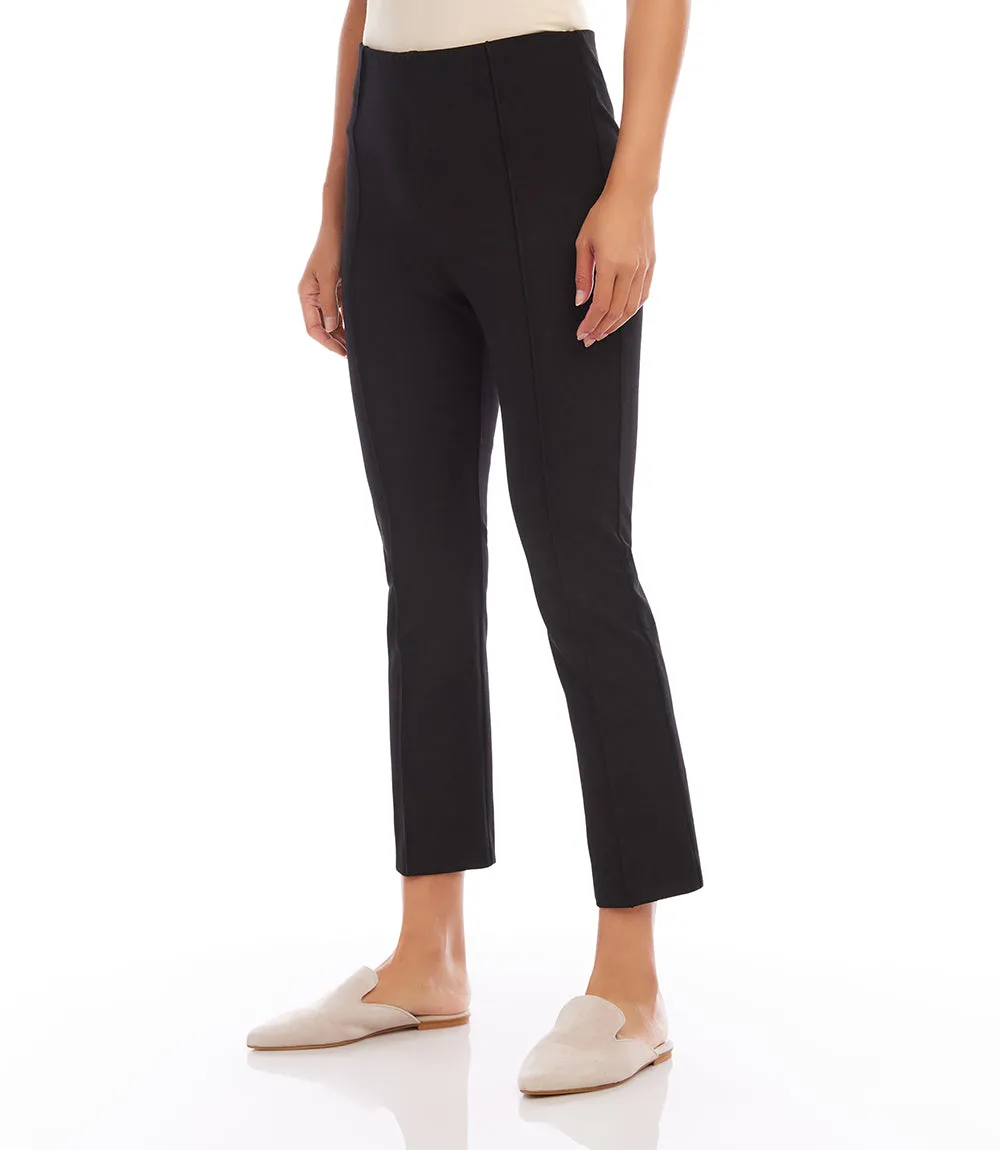 Cropped Pintuck Pants