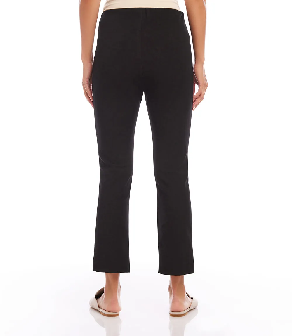 Cropped Pintuck Pants