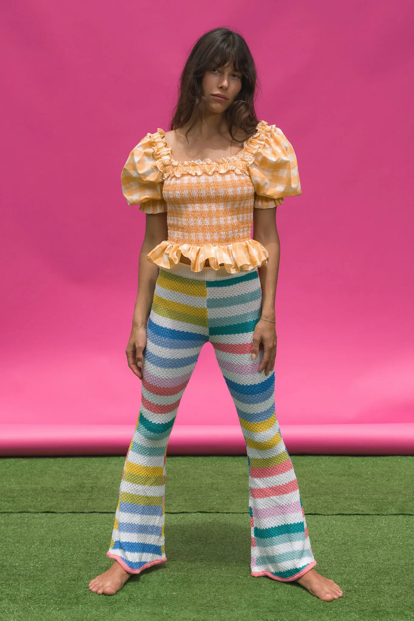 Gobstopper Stripe Knit - Flared Pull-Ons