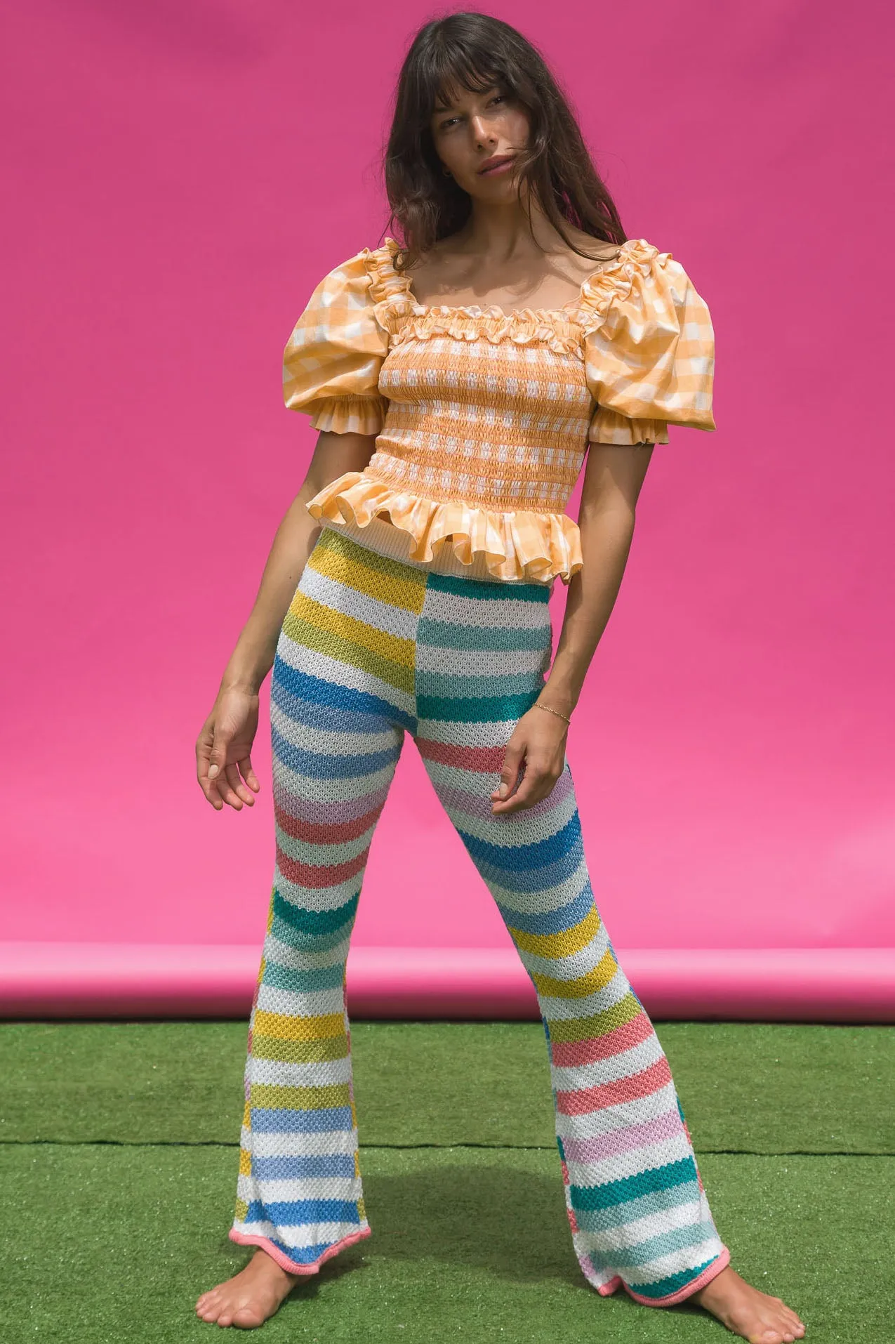 Gobstopper Stripe Knit - Flared Pull-Ons