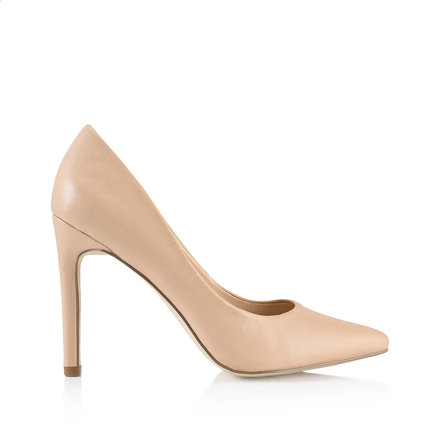 Harolina Stiletto Pumps - Nude Smooth