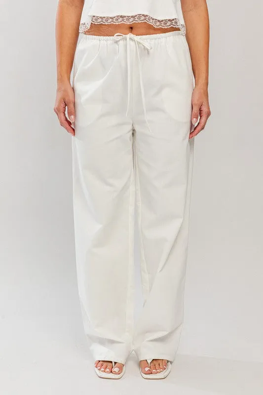 High Waisted Linen Pants