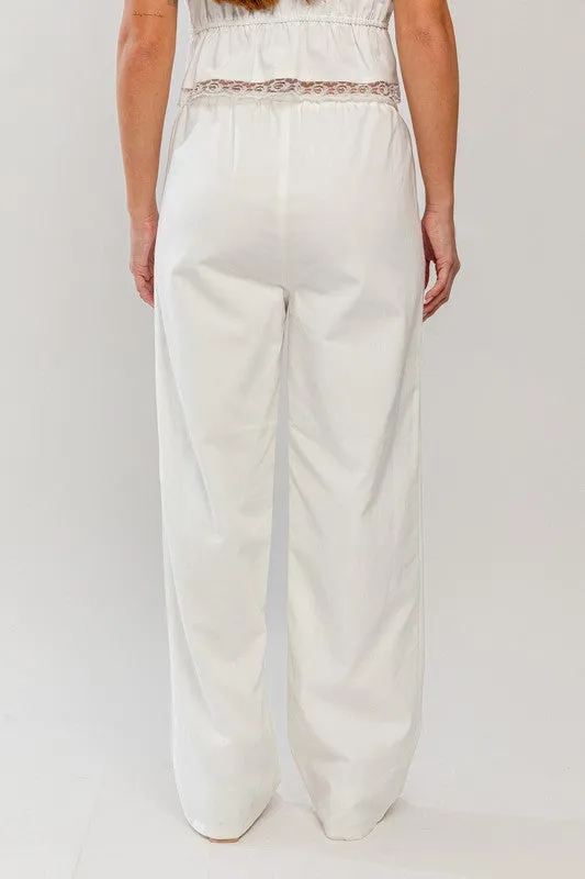 High Waisted Linen Pants