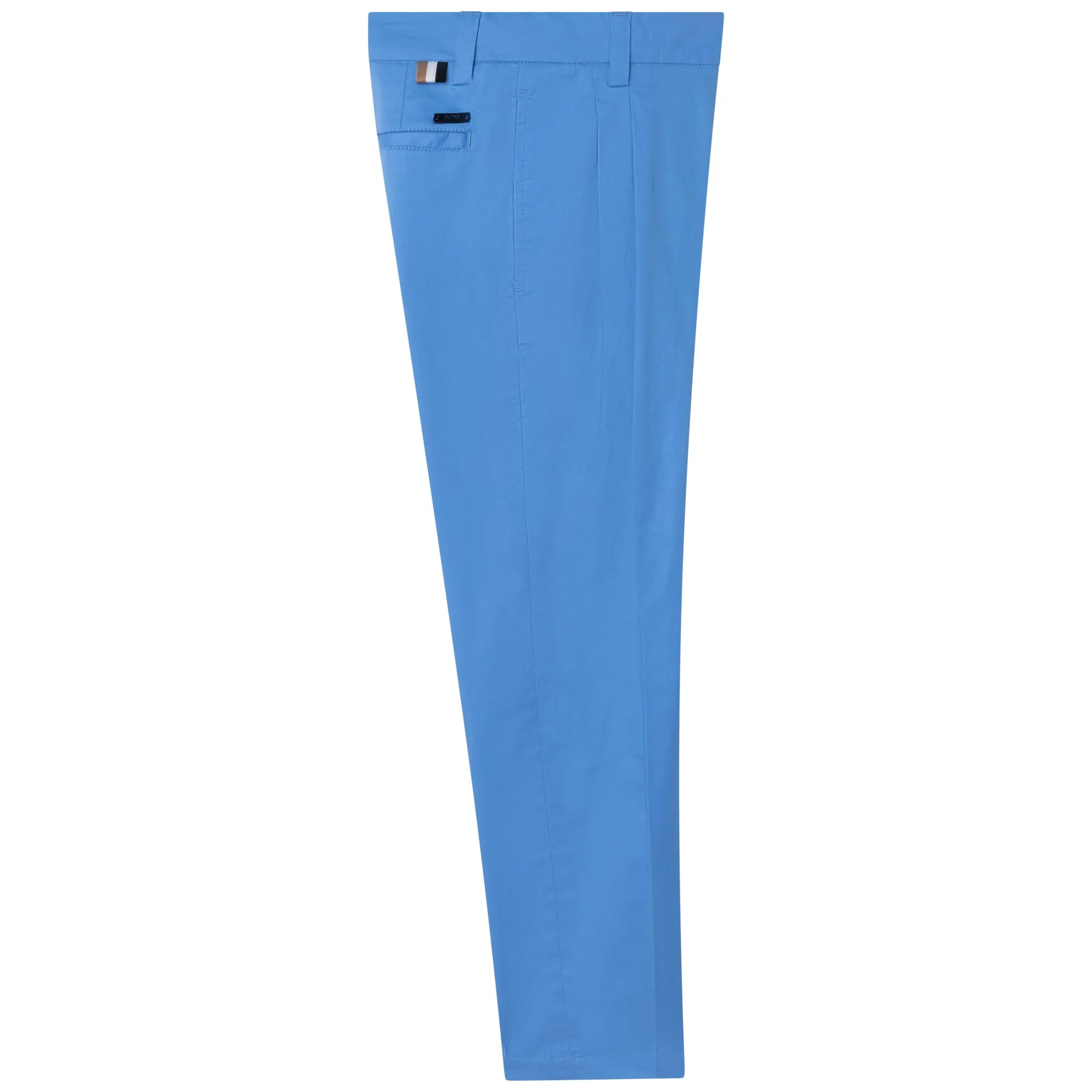 Hugo Boss Boys Cotton Dress Pants_ Pale Blue J24779-784