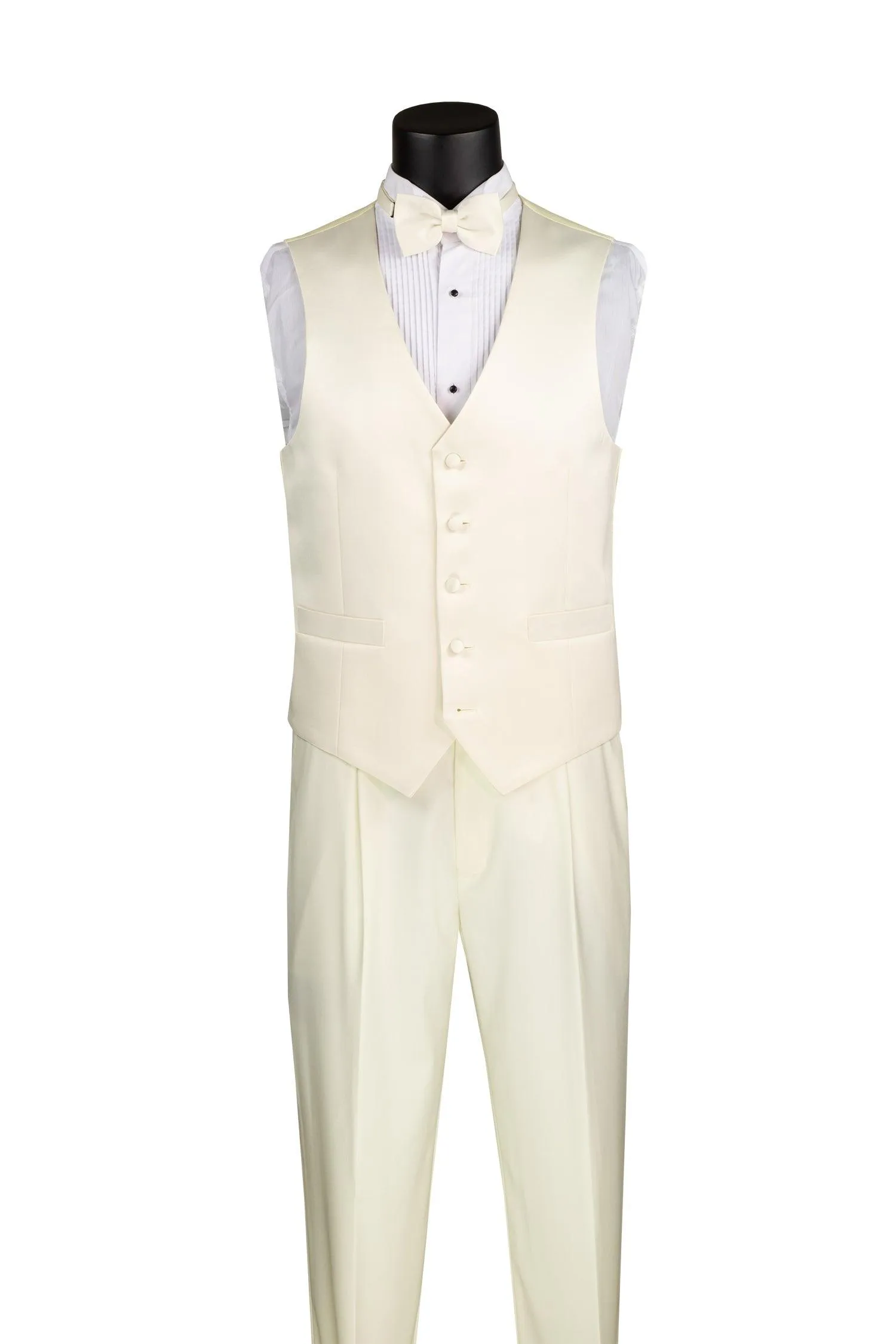 Ivory Regular Fit 3 Piece Tuxedo