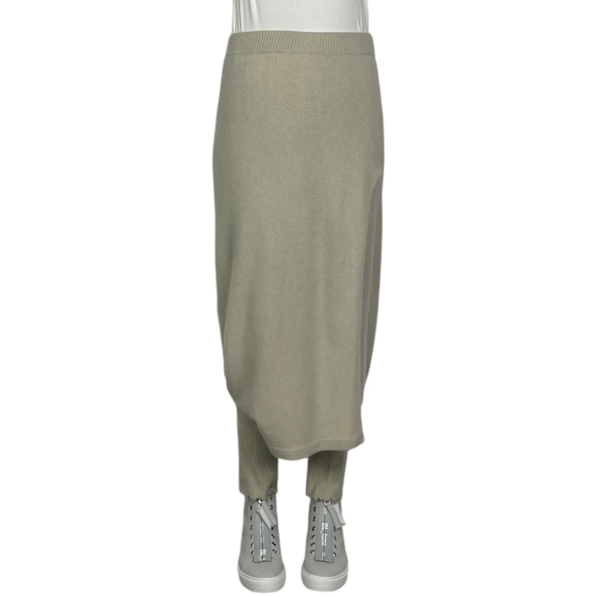 KNIT PANT W/FAUX SKIRT