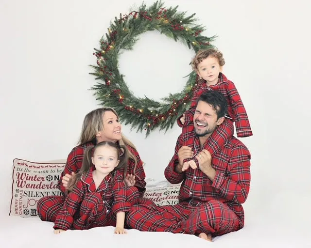 Mens Matching Tartan Pyjamas