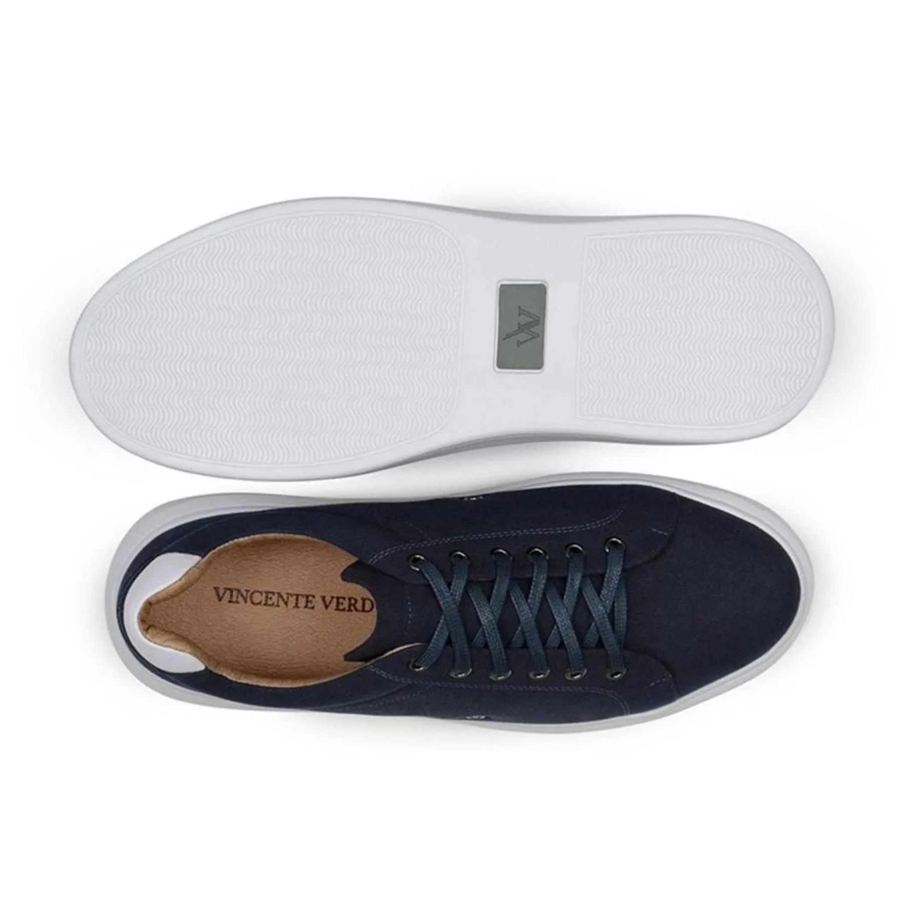 'Milano' men's vegan sneaker by Vincente Verde - navy