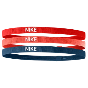 NIKE ELASTIC HEADBANDS 3PK