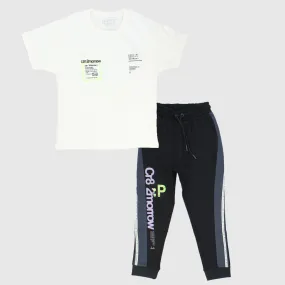 "CR8 2MORROW" 2-Piece Outfit Set