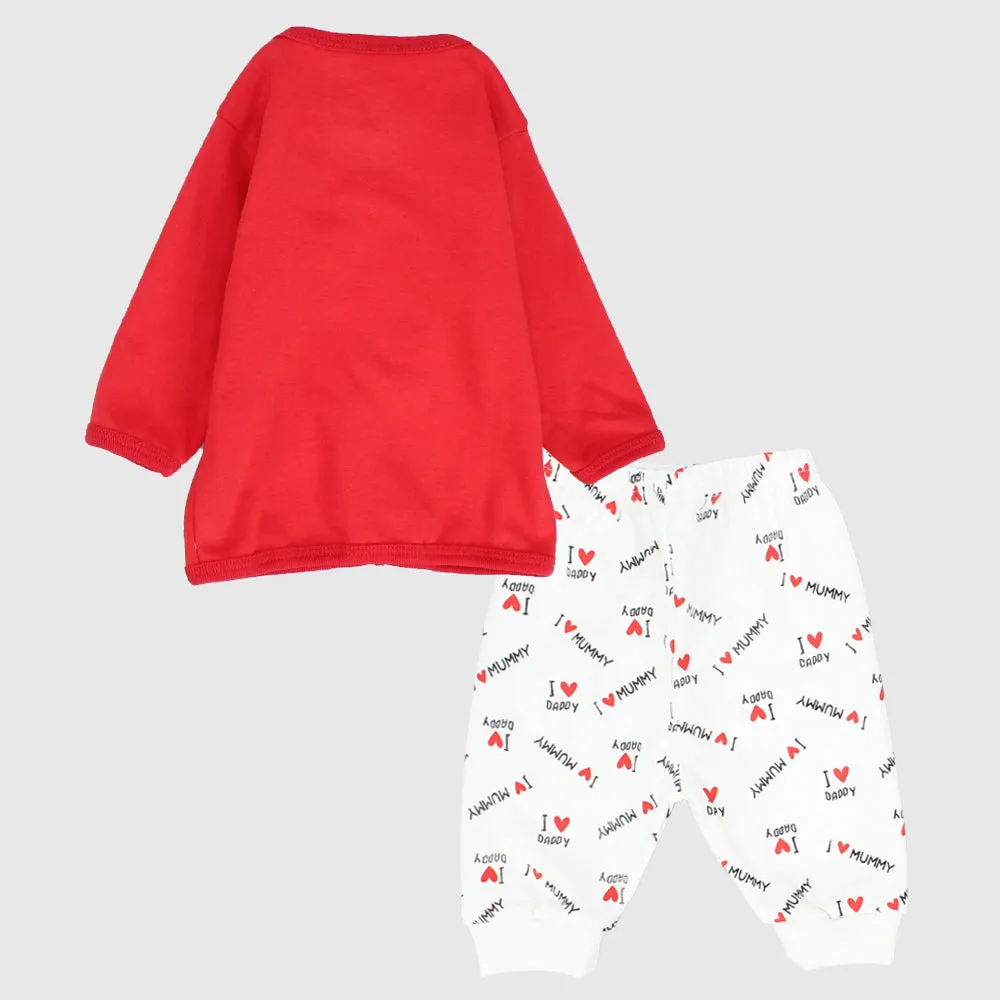 "I Love Mommy" Long-Sleeved Pajama