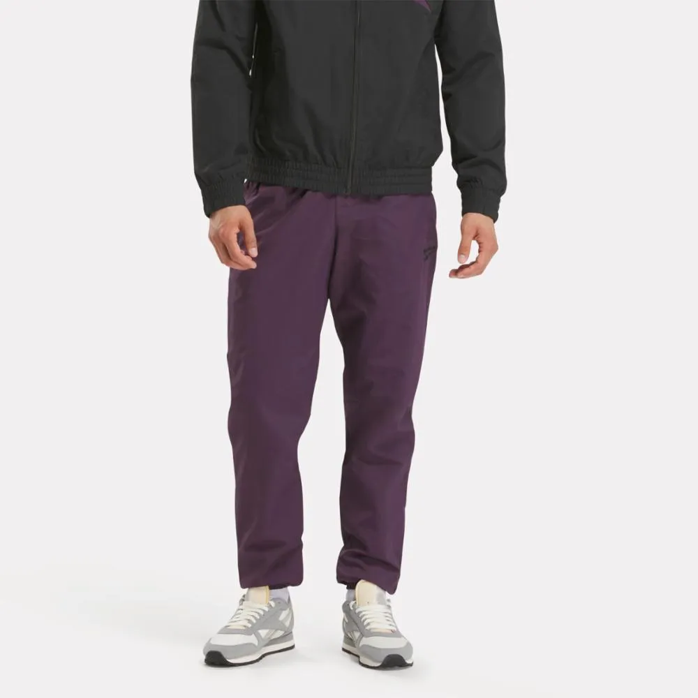 Reebok Apparel Men Classics Vector Track Pants MIDNIGHT PLUM