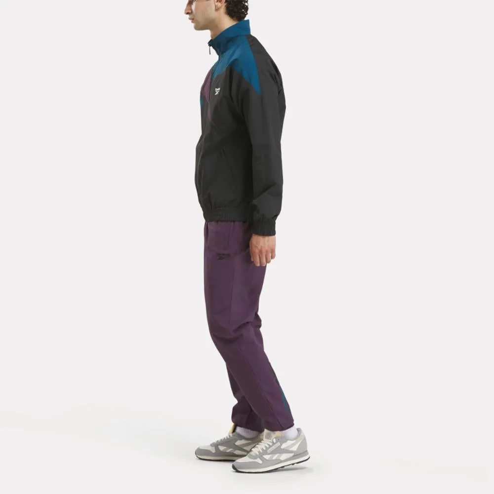 Reebok Apparel Men Classics Vector Track Pants MIDNIGHT PLUM