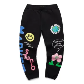 SMILEY COLLAGE SWEATPANTS