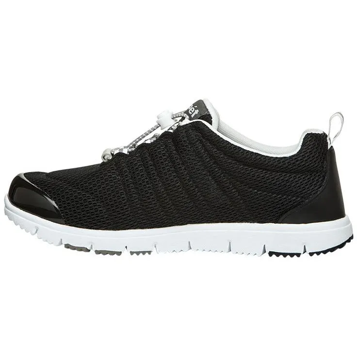 Travel Walker Black Mesh Walking Shoes