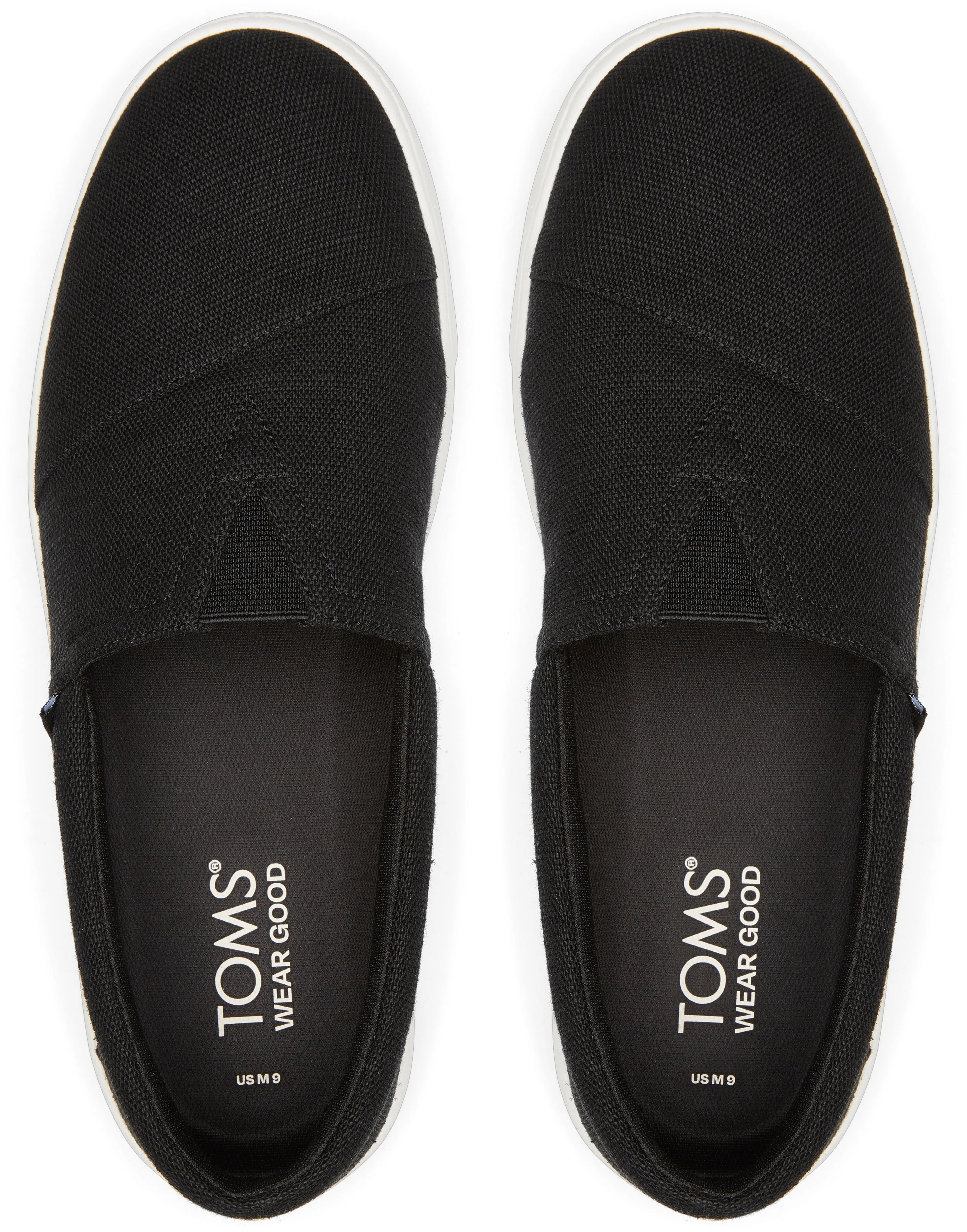 TRVL Lite Alpargata Slip On - Black Canvas