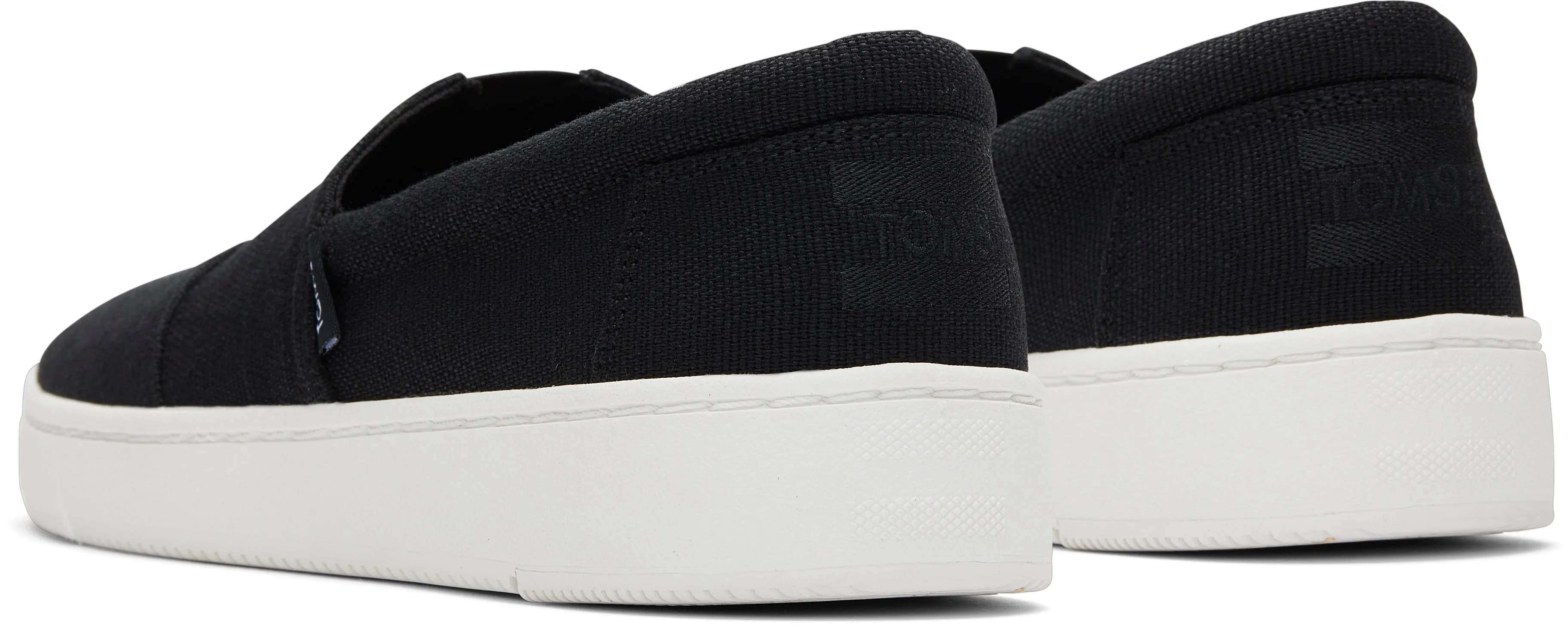 TRVL Lite Alpargata Slip On - Black Canvas